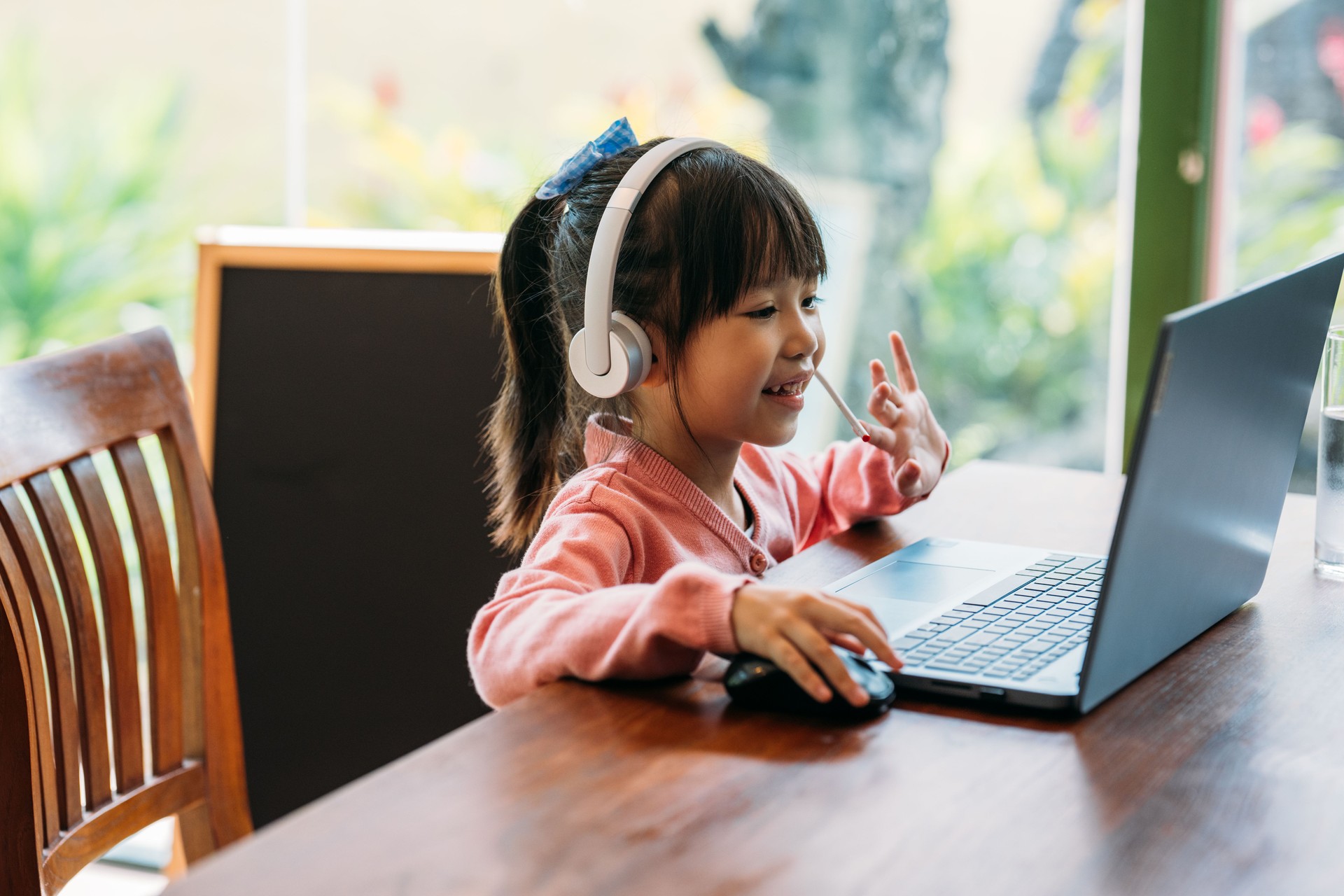 Digital Classroom: A Little Girl's Homeschooling Experience